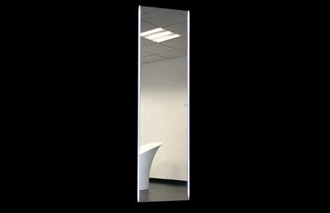 Dreamlike vertikal spejl med LED lys - demo