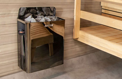 Harvia Black Steel 8 kW - fra SPA Kompagniet