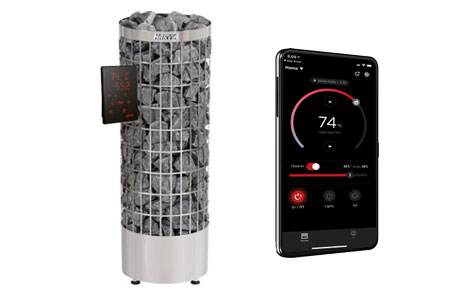 Harvia Cilindro, 6,8 kW WIFI - fra SPA Kompagniet