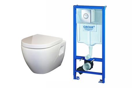Lyngdal toilet / høj Grohe cisterne