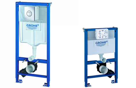 Egersund toilet med Grohe cisterne -