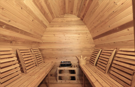Udendørs sauna Nordland Rustic -