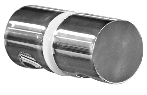 Håndtag cylinderformet -krom