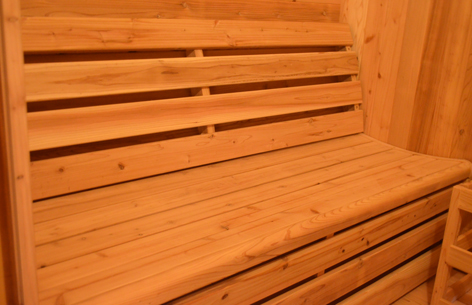 Atlanta udendørs sauna bænke-