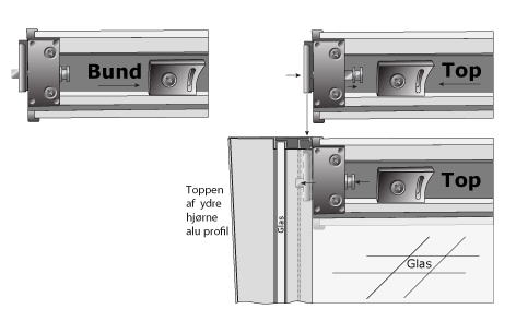 Brusekabine ART 90F - Easy Way kliksystemet