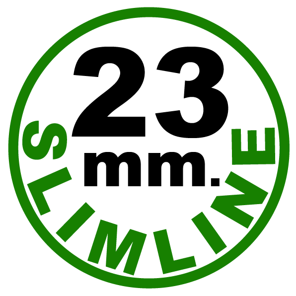 Kun 23 mm. dyb!