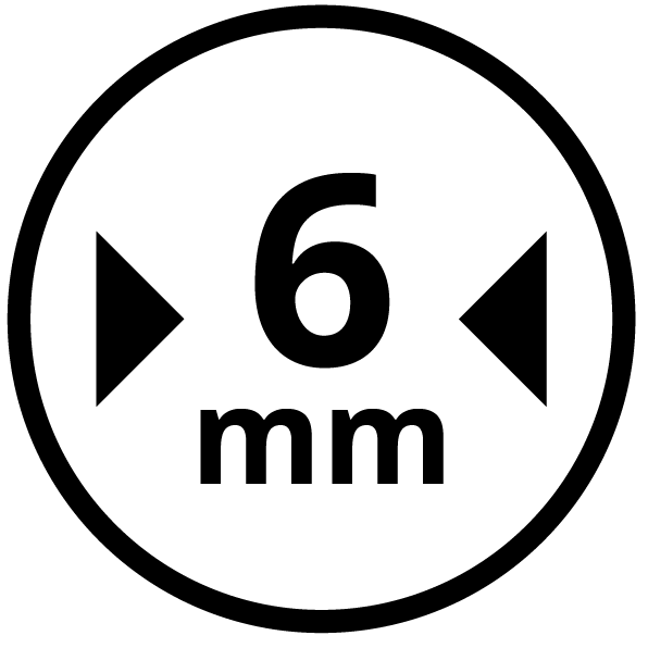 6mm glas