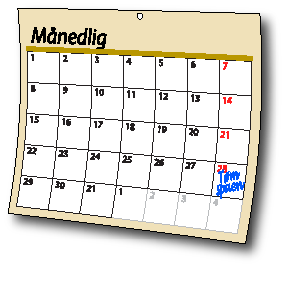 månedlig tjek