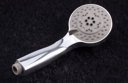 Håndbruser i krom, Ø 9 cm
