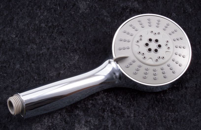 Håndbruser i krom, Ø 10 cm
