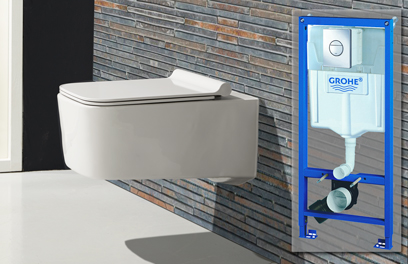 Bodø toilet / høj Grohe cisterne